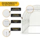 Садовая теплица парник LEOBRO Garden 10м2 White (LB-G103-WHT) - изображение 4