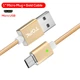 Магнитный кабель синхронизации Topk Magnetic Data Sync F-Line 1 m Gold microUSB - изображение 2