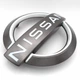 Емблема логотип Nissan решітки радіатора (ABS, сірий, матовий) 153*130 мм 92889 9UH0A - зображення 3
