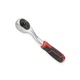 Трещетка с квадратом 1/4", 72 зуба (150 мм) CrV (Intertool Storm) изогнутая ручка INTERTOOL - изображение 3
