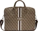 Torba na laptopa Guess 4G Printed Stripes 16" Brown (3666339119539) - obraz 1