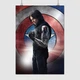 Постер Зимовий Солдат, Бакі Барнс, Себастіан Стен, Winter Soldier, A3 42×30 см (id0930) - зображення 1
