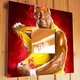 Декоративное зеркало "Рестлер Халк Хоган. Hulk Hogan" подарок для фанатов реслинга WWE, украшение интерьера бара, кафе, спорт и фитнес клуба - изображение 1