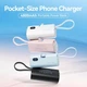 УМБ Vention 4800mAh 22.5W PD with built-in USB-C cable Blue (FHQL0) - зображення 2