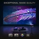 Проектор Aurzen Boom 3 500 ANSI люмен 4K, 1+8GB, LED 1080P, Wi-Fi, Bluetooth, для дому та офісу (F503 FCC) - зображення 5