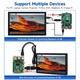 Универсальный вторичный USB/HDMI/VGA/AV дисплей 7'' мониторинга ресурсов, графиков для ПК, Raspberry Pi, AIDA64 - изображение 10