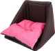 Budka dla psów i kotów Comfy Lola Trio 43 x 43 x 39 cm Brązowo-różowa (5905546140850) - obraz 2