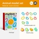 Формы для тиснения из глины, теста, пластилина Mideer Animal 10 штук (MD1543) - изображение 2