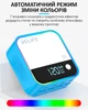 Швидкий зарядний пристрій Relife Q2 GaN / 4xUSB QC / 4xType-C PD / RGB підсвітка / 120W Blue - зображення 4