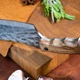 Топорик кухонный "Полумесяц" цельнометалический с фактурой битого камня - изображение 3