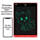 Планшет графічний для малювання, нотаток 10" LCD Writing Pad Red - зображення 10