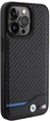 Etui plecki BMW Leather Carbon do Apple iPhone 15 Pro Max Black (3666339143862) - obraz 4
