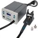 Термовоздушная паяльная станция QUICK 861DW ESD фен / 1000 Вт / 100-500°С / 120 л/мин - изображение 8