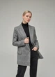 Жакет женский в клеточку двубортный H&M Серый 17974 XS (на укр 40-42) - изображение 3