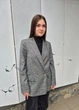 Жакет женский в клеточку двубортный H&M Серый 17974 XS (на укр 40-42) - изображение 5