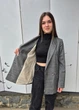 Жакет женский в клеточку двубортный H&M Серый 17974 XS (на укр 40-42) - изображение 11