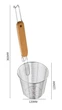 Круглая корзина для фритюра Edenberg 12×23×36 см из нержавейки (EB-18252) - изображение 3