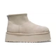 Жіночі уггі Платформа Міні Діппер Бежеві UGG Platform Classic Mini Dipper PUFFER Beige Sand (37, бежевий) - изображение 4