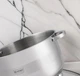 Каструля з нержавіючої сталі Edenberg EB-3008 7.6 л з кришкою - зображення 5