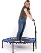 Фитнес батут с ручкой Rippey 130 см Синий — спортивный батут для дома, тренажер для кардио и прыжков, до 100 кг - изображение 2