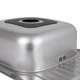 Мийка для кухні врізна Brinex 5848 Satin 0,8 мм - изображение 6