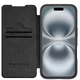 Кожаный чехол-книжка Nillkin Qin Prop для Apple iPhone 16 (6.1") Black - изображение 3