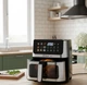 Аэрофритюрница с сенсорной панелью Domotec Air Fryer MS-3224 вместимость 12 л 4500W - изображение 9
