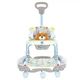 Детские ходунки Bambi M 3656A-S-11 Мишка 3в1 с музыкальной игровой съемной панелью, родительской ручкой, качалкой и силиконовыми колесами - - изображение 2