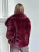 Шуба з еко хутра, колір Бордовий Fashion NG_833Bordo L 2000001001905 - изображение 7