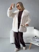 Шуба з еко хутра, колір Молочний Fashion NG_812Milk M 2000001001950 - изображение 2