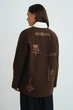 Пальто-кардиган, колір Коричневий Rica Mare 8RM_4303Brown L 2000000991269 - изображение 5