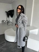 Шуба з еко хутра, колір Сірий Fashion NG_30800Grey M 2000001002346 - изображение 5