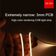 Ультратонкая светодиодная лента COB LED 3мм 12V 5м 400 диод/м 6000K холодный белый свет - изображение 4