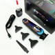 Триммер аккумуляторный для стрижки VGR V-260 RED, 3 насадки, LED дисплей - изображение 4