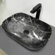 Умывальник (раковина) VBI RAVENNA BLACK OPAL GLOSSY накладной - изображение 1