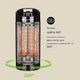 Инфракрасный обогреватель Blumfeldt Heat Guru 360 (10032458) 600/1200 Вт - изображение 8