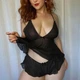Комплект 2в1: Топ+трусики-шортики женский Empress Mimi Черный (EM416BLKS WN set black (M) - изображение 5