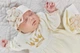 Костюм для крещения девочки Мамине Сонечко Корона маленькая 56 велюр молочный + мешочек для локона у подарок (11236) - изображение 4
