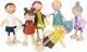 Zestaw figurek Small Foot Drewniany domek dla lalek rodzina 10-11 cm 6 szt 5410391 (4020972118042) - obraz 3