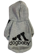 Толстовка " dogbaby" для собак и котов, размер М, серая - изображение 1