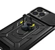 Чехол Primo Shockproof для Apple iPhone 15 Pro Max - противоударный, с подставкой и шторкой для камеры - Black - изображение 6