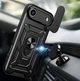 Чехол Primo Shockproof для Apple iPhone 17 Air - противоударный, с подставкой и шторкой для камеры - Black - изображение 5