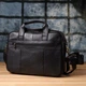 Сумка портфель мужская из натуральная кожи Vintage leather-23041 Черная - изображение 12