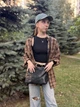 Небольшая женская сумка с двумя ремешками из натуральной кожи Vintage bg230fash14 Черный - изображение 16