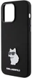 Панель Karl Lagerfeld Silicone Choupette Metal Pin для Apple iPhone 15 Pro Black (3666339166373) - зображення 5