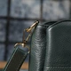 Сумка кросс боди через плечо женская из натуральная кожи Vintage leather-22977 Темно-зеленая - изображение 13