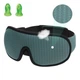 Маска для сна и отдыха с дышащим эффектом Silenta 3D Breath Green + Беруши (17133) - изображение 1
