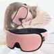 Маска для сна дышащая комфорт 3D Breath Pink + Беруши (17132) - изображение 2