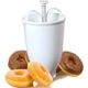 Дозатор кондитерський для пончиків 0,5л Donut Maker 19х9.5 см. пластиковий, білий - зображення 2