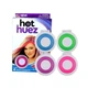 Кольорові крейди для фарбування волосся Hot Huez багаторазові, синій/зелений/малиновий/фіолетовий - зображення 2